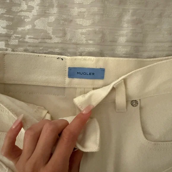 Mugler White spiral jeans - Picture 3 of 5